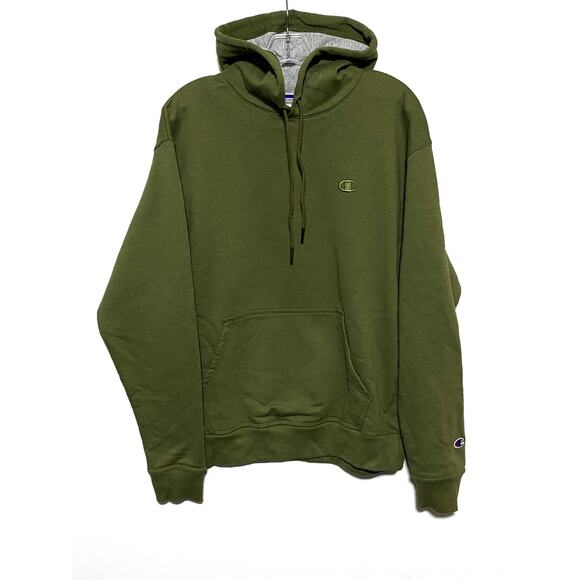 Champion Embroidered Logo Hoodie Sweatshirt Mens M Athleisure Activewear Comfort - Picture 2 of 7